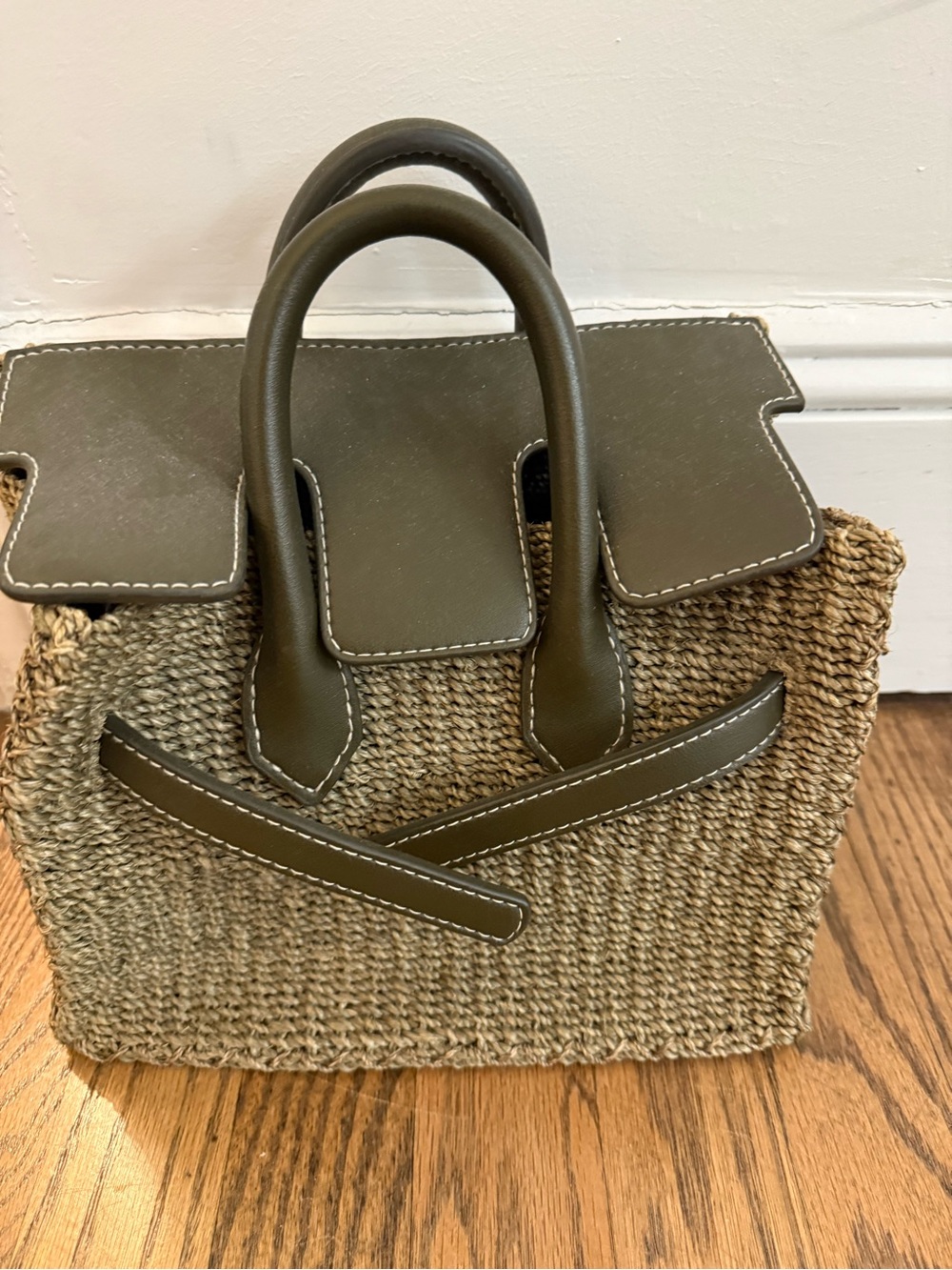 SEA New York- Mini Rattan Handbag